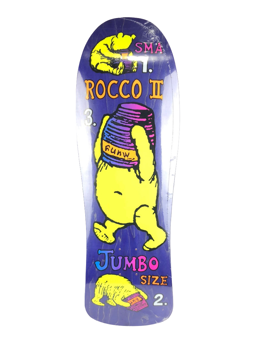 Santa Monica Airlines Rocco II Jumbo Size Purple Pink Blue Split Fade Color 10" Skateboard Deck
