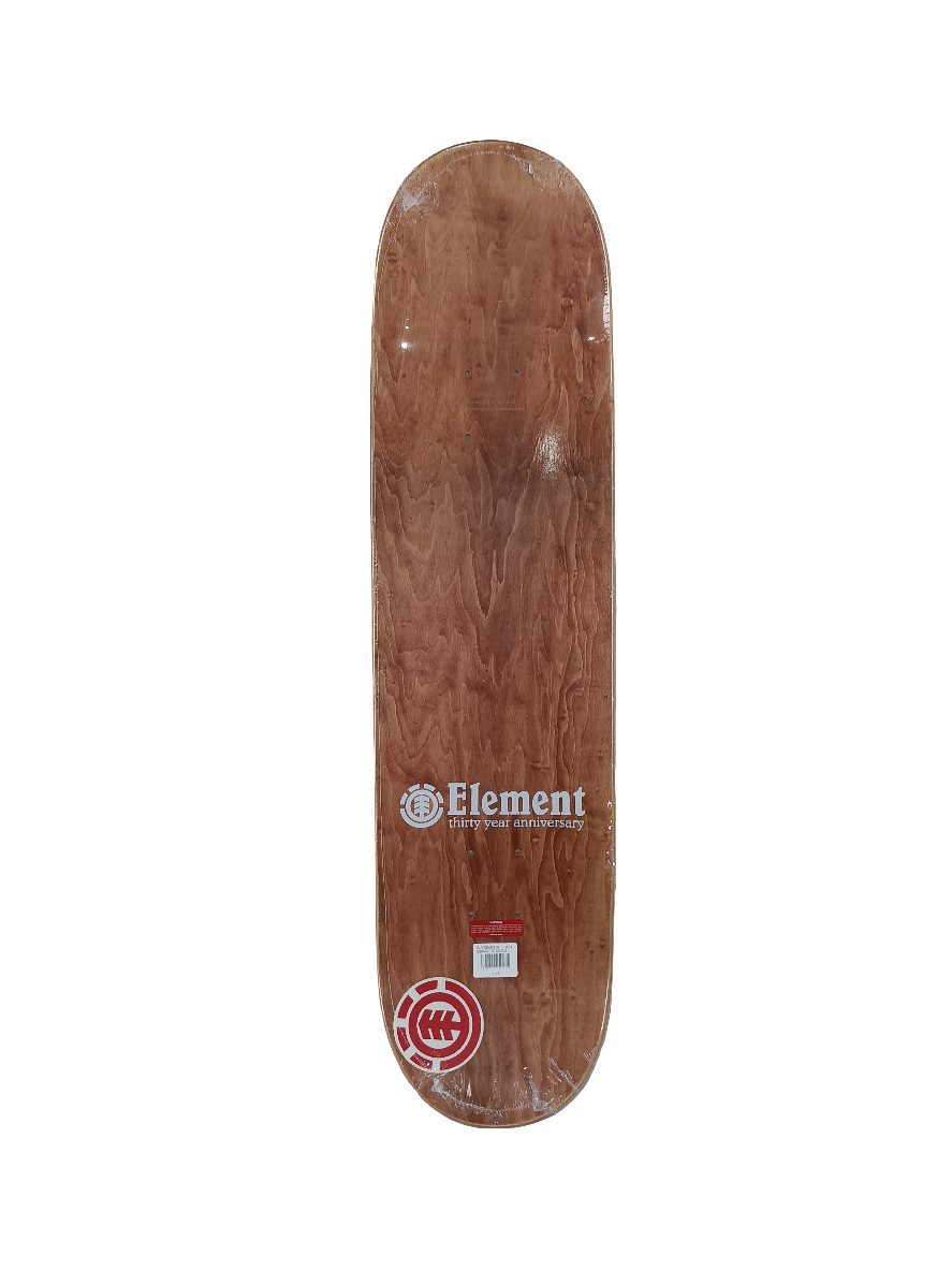Element Nick Garcia 30 Year Anniversary Lime Green Grey White Size 8.25 Vintage NOS Deck