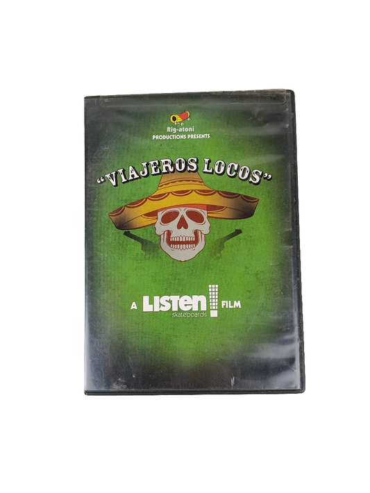 Listen Skateboards Viajeros Locos 2007 Sealed DVD Video