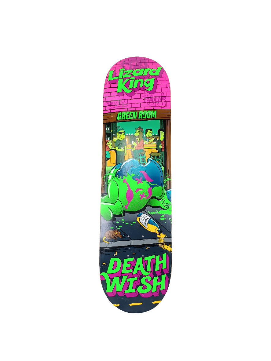 Deathwish Lizard King Kool Aid 2 Green Pink Multicolor Size 8.5