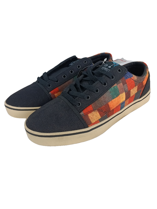 Emerica Ed Templeton Transist Black Red Orange Checker US Mens Size 10.0 Shoes