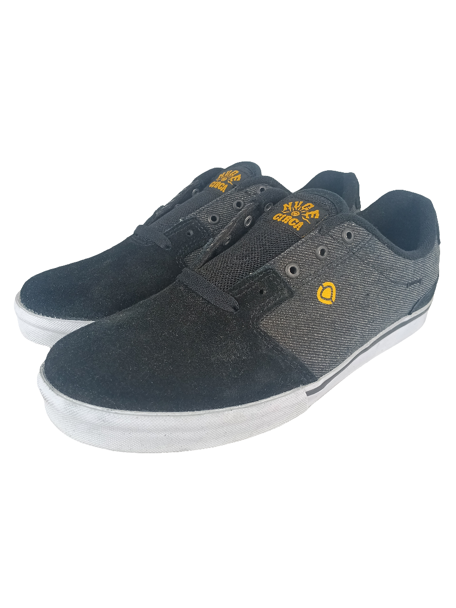 Circa Don Nuge Nguyen Tweest Black Denim Mens Size 9.0 Shoes