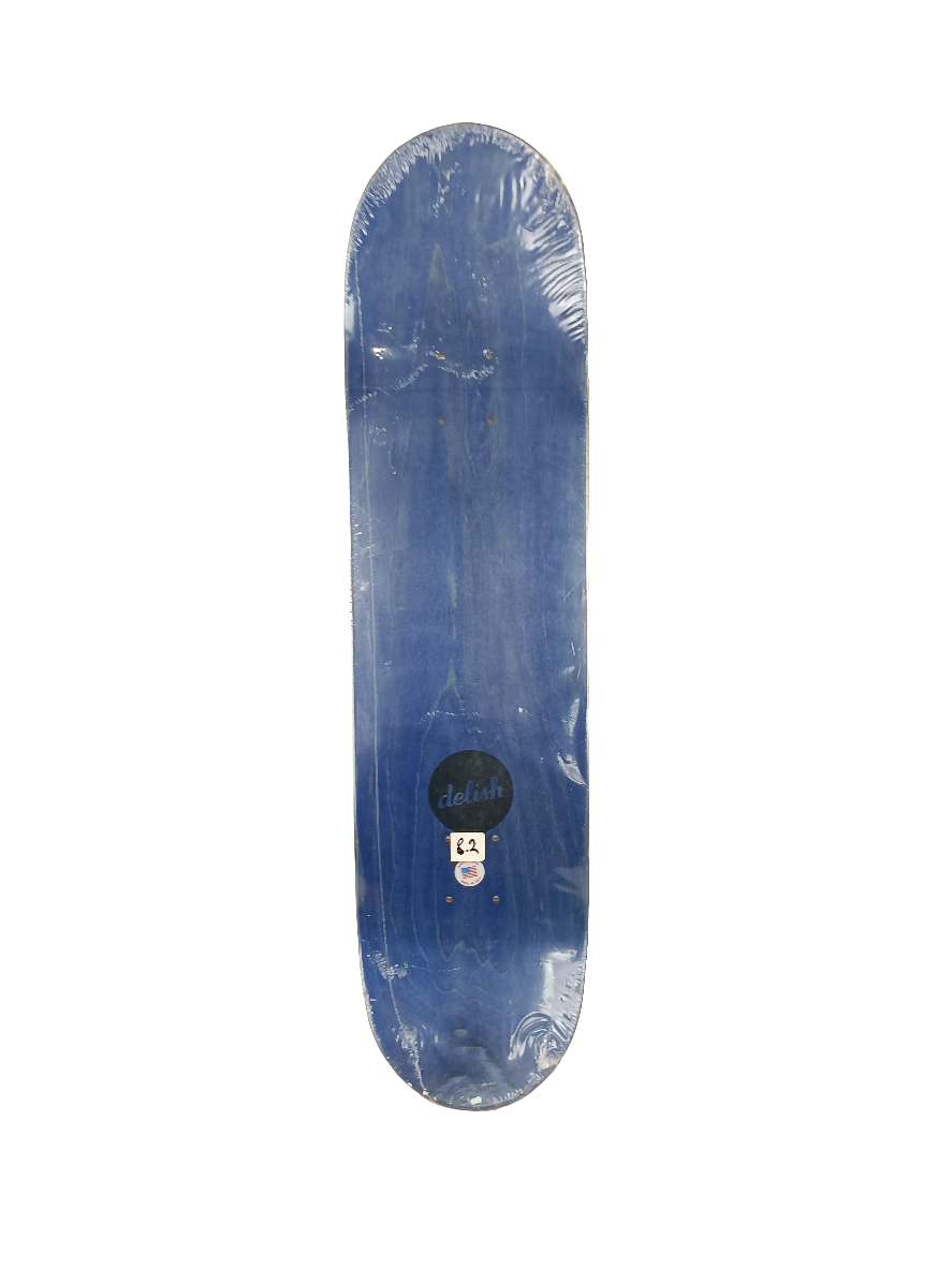 Delish Breasts Pink White Tan Size 8.25 Vintage NOS Deck