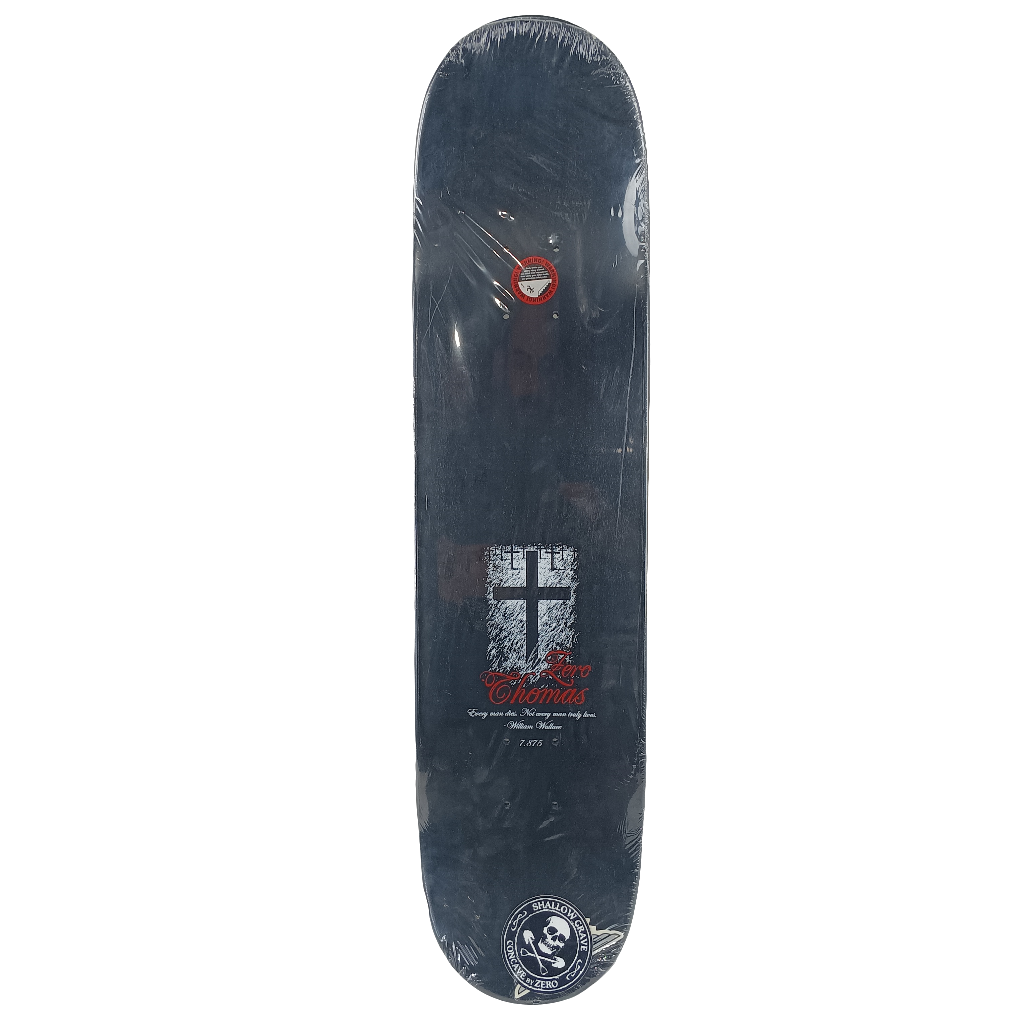 Zero Jamie Thomas Graveyard Black Red White Size 7.875" Vintage NOS Deck