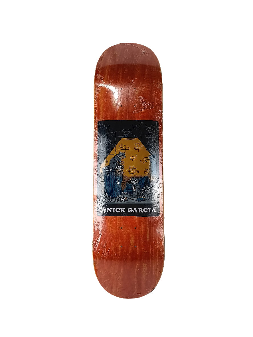 Element Nick Garcia Racoons Orange 8.5 Skateboard Deck