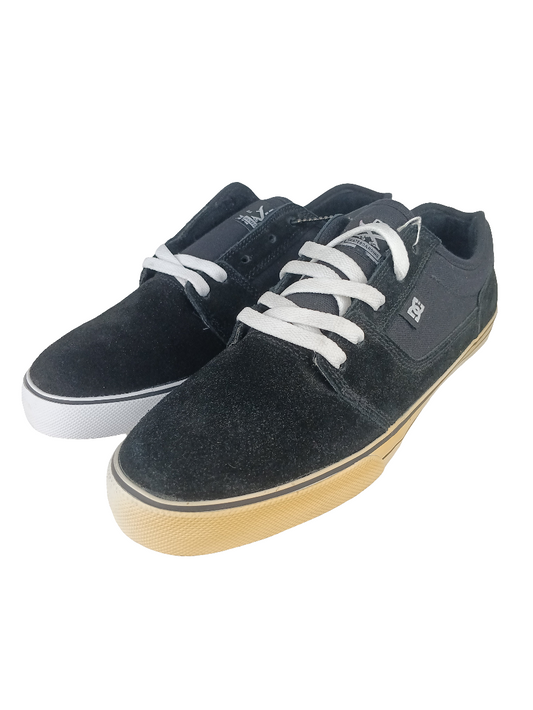 DC Tonik S Black Gum Size 9 Shoes Discolored Left Sole