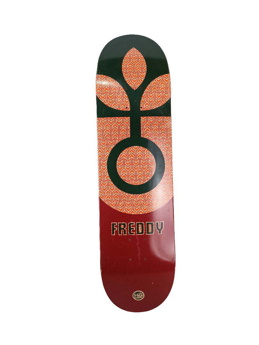 Habitat Fred Gall Freddy Bloom Red/Black 8.5" Skateboard Deck RP
