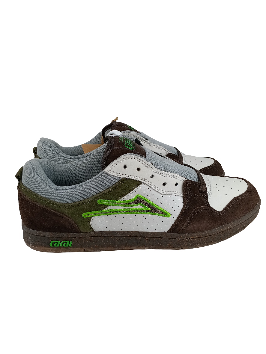 Lakai Koston-One Recycled Eric Koston Chocolate Suede Recycled Leather Size 10 Shoes