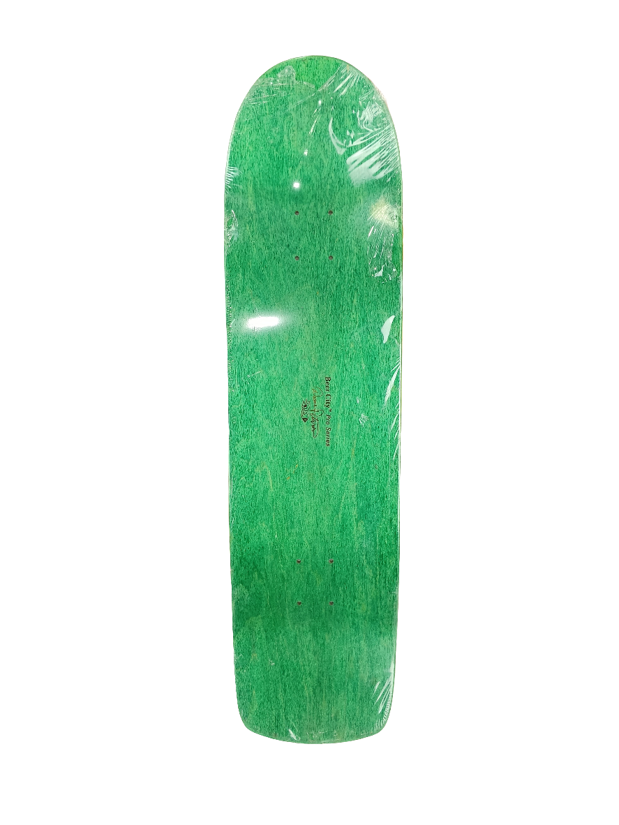 Beer City Pro Series Duane Peters U.S. Bombs American Flag Girl Red White Blue Green Size 8.8 Vintage NOS Shaped Deck
