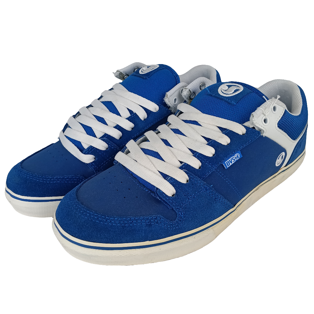 DVS Zered Bassett Zered Low Blue Suede US Mens Size 11.5 Shoes