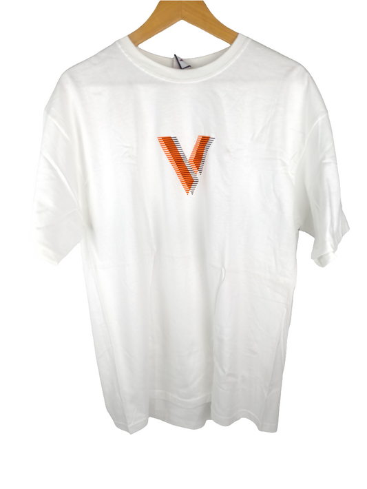 Venture Bars Logo Black Orange White Mens Size Large S/s Shirt