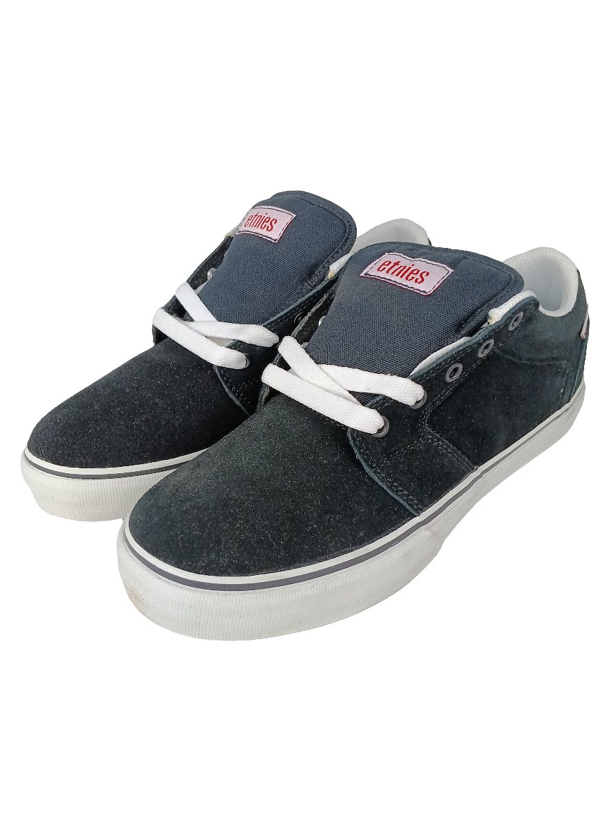 Etnies Barge Black White Gum Mens Size 7.0 Shoes