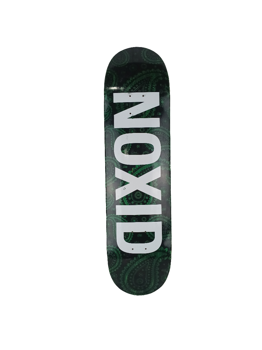 DOG Antwuan Dixon Green Black White Bandana Print Size 8.25 Vintage NOS Deck
