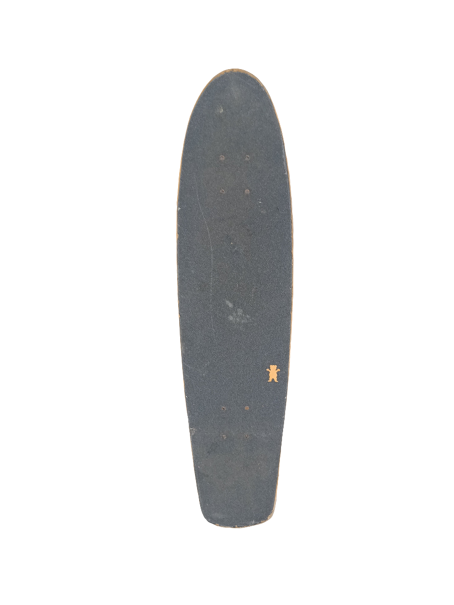 Dogtown Cross Graphic Blank Red Silver Black 7.75 Pre Gripped Shaped Skateboard Deck