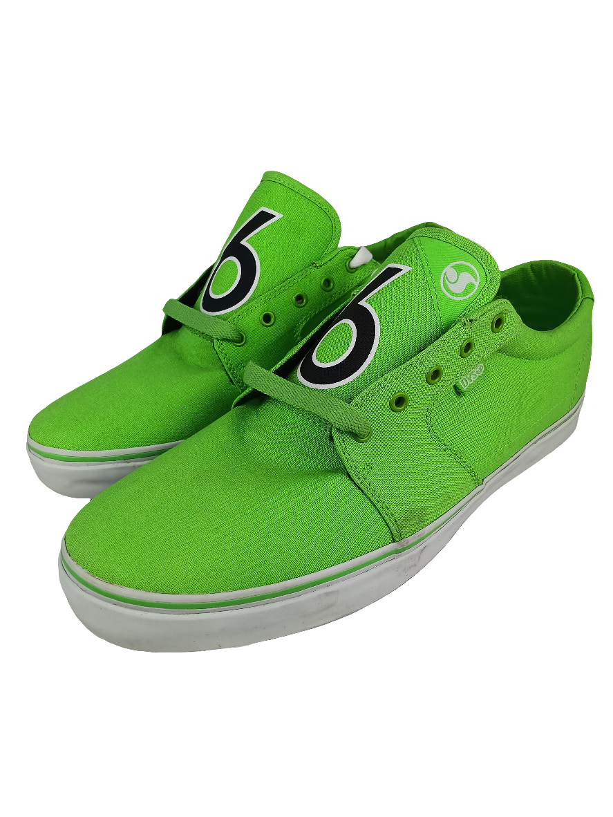 DVS Convict Keirin Pack Lime Canvas-6 Us Mens Size 13.0 Shoes