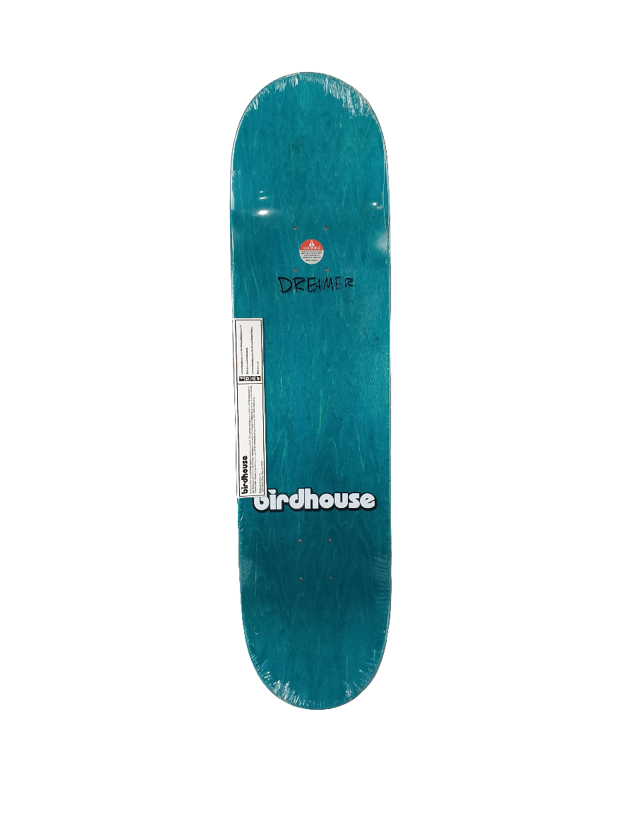 Birdhouse David Loy Snake Whiskey Blue Woodgrain 8.38" Skateboard Deck