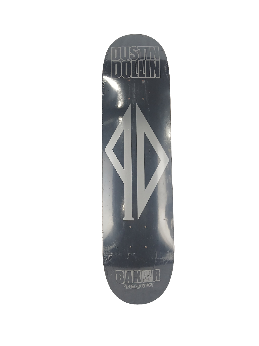 Baker Dustin Dollin Piss Drunx PD Black Silver 7.9" Deck