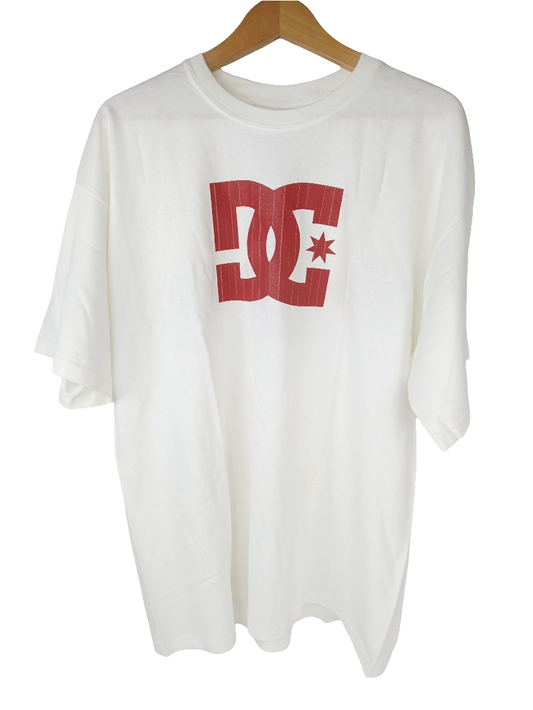 DC Striped Red White Size XL S/s Shirt