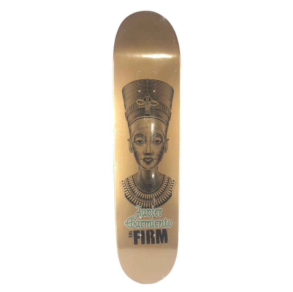 The Firm Javier Sarmiento Egyptian Gold Size 7.75'' Vintage NOS Deck