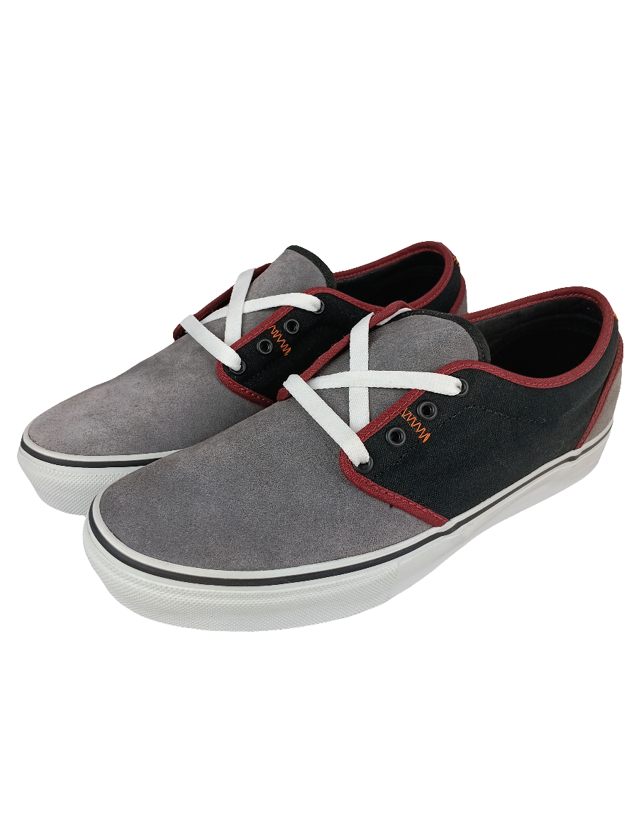 DVS Doze Samples Black Grey Suede Us Mens Size 9.0 Shoes
