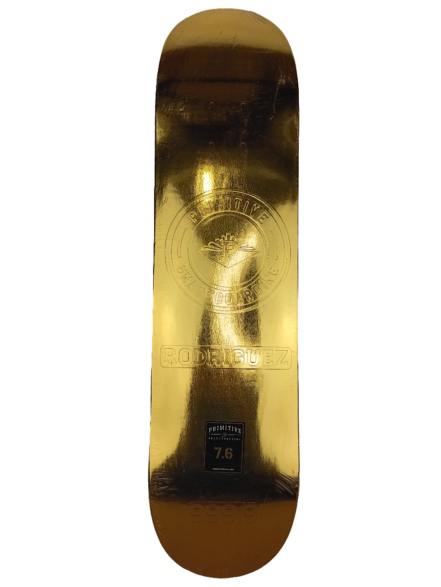 Primitive Paul Rodriguez Gold Bar Graphic Gold Size Skateboard
