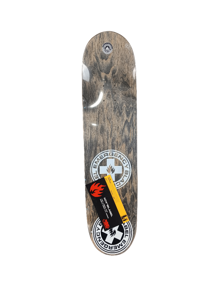 Black Label Emergency Christian Hosoi Rising Sun Heart Wings Size 8 Vintage NOS Deck