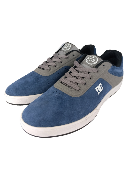 DC Mike Mo Capaldi S Navy Grey Size 10.5 Shoes