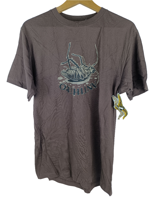Anti-Hero Dead Cockroach Brown Tan Black Mens Size Large S/s Shirt