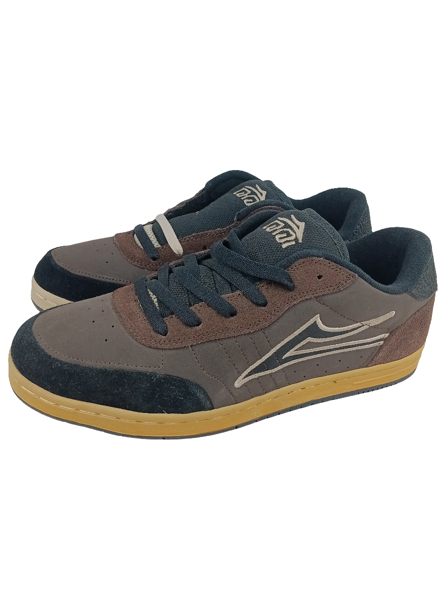 Lakai Manchester 2 Brown Black Nubuck Size 10 Shoes