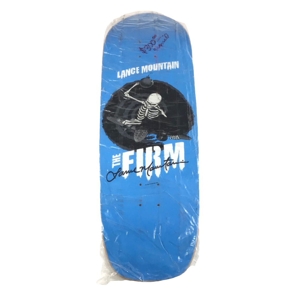 The Firm Lance Mountain Skeleton Bomb Blue Size 10'' Vintage NOS Deck