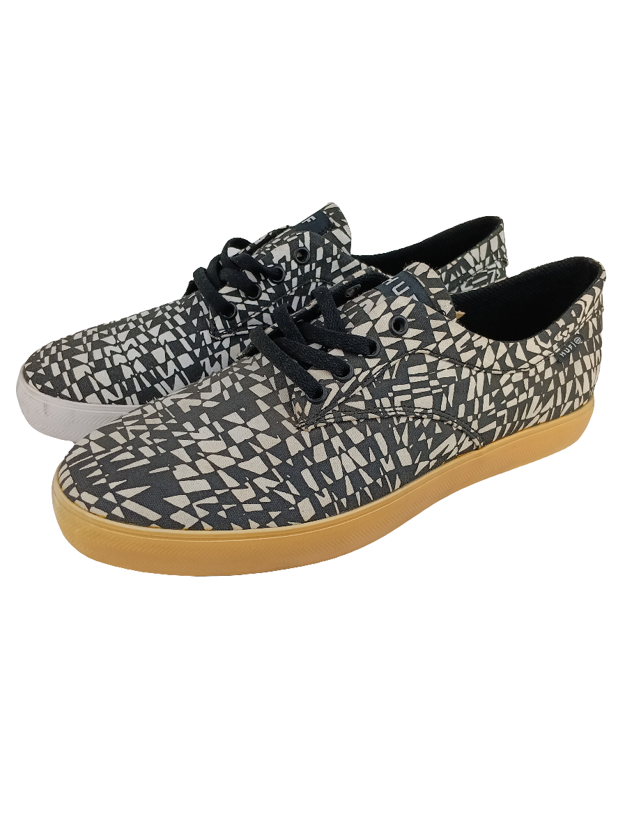 Huf Sutter Black White Checkered Size 9 Shoes