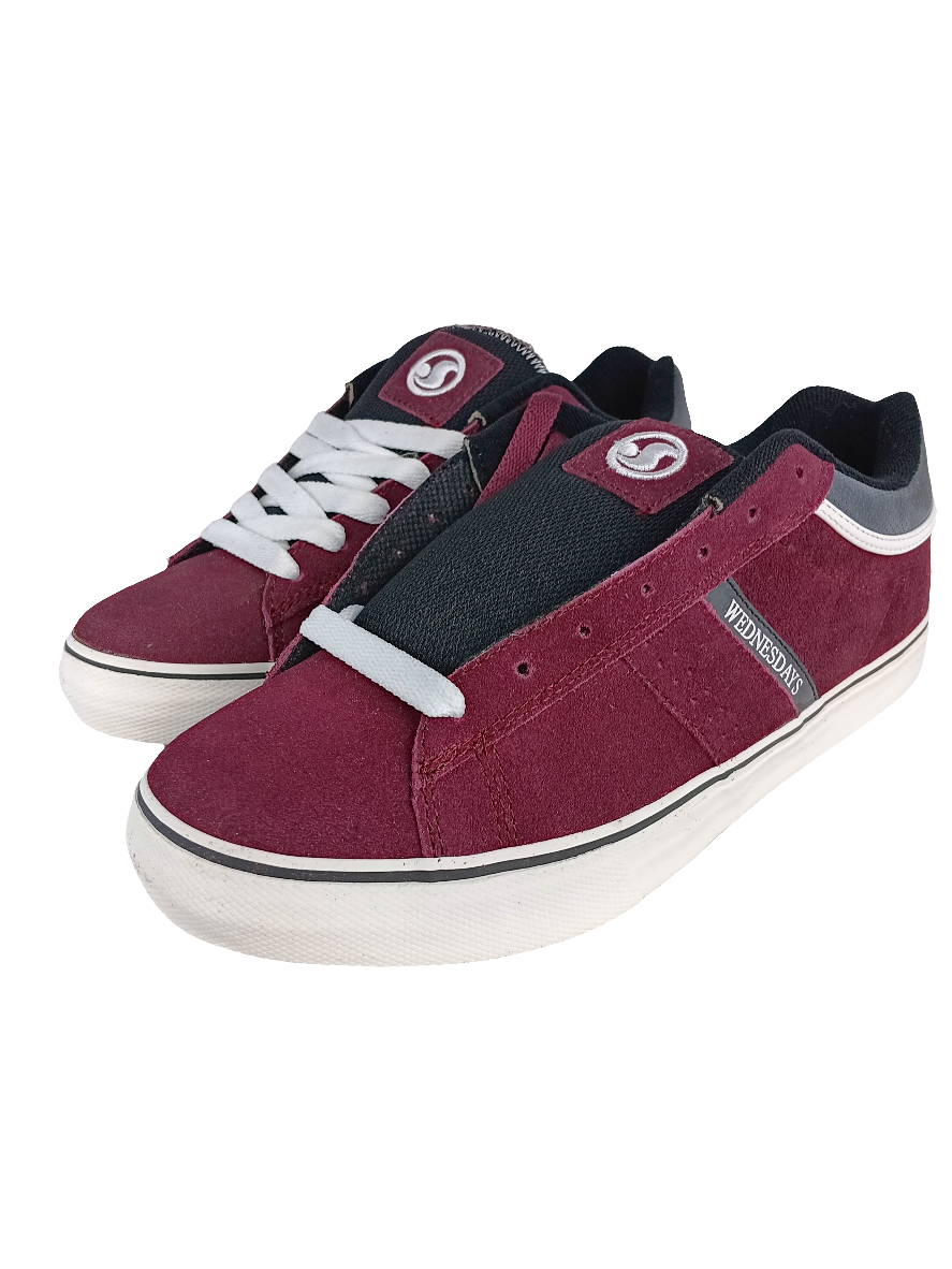 DVS Berra 3 CT Steve Berra X Berrics X Wednesdays with Reda Maroon Suede Size 9.0 Shoes