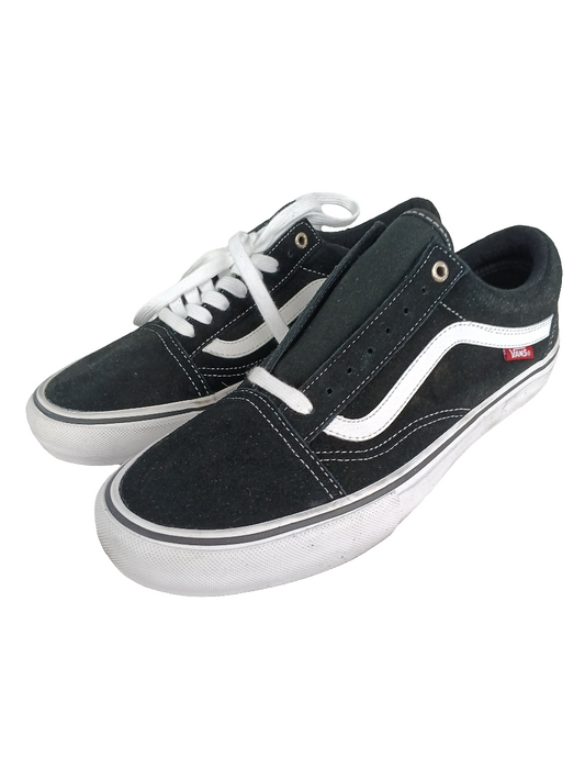 Vans Old Skool Pro Black White Red US Mens Size 10.0 Shoes