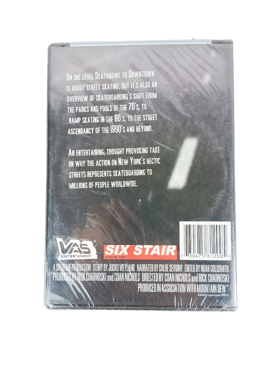 Deathbowl To Downtown The Evolution Of Skateboarding In New York City A Film By Coan Nichols And Rich Charnoski 2 Disk Sealed DVD Video