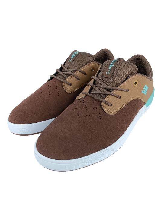 DC Mikey Taylor 2 S Brown Brown Blue Size 10.5 Shoes