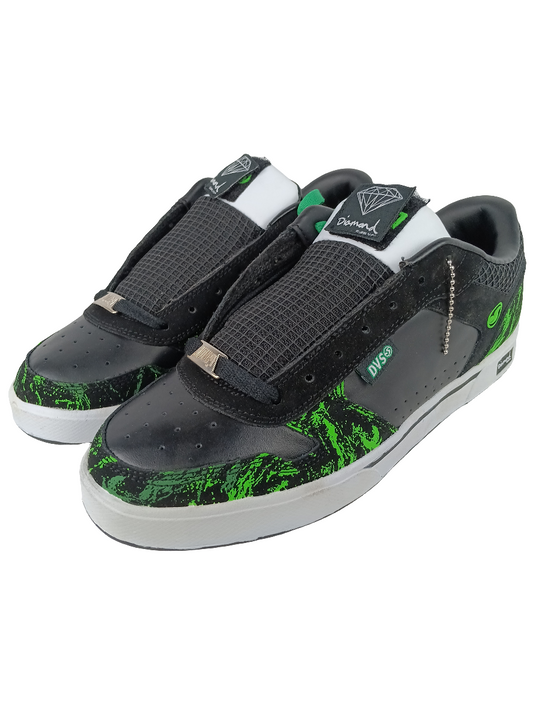 DVS Wilson 4 Jeron Wilson Black Nubuck Print Size 8 Shoes