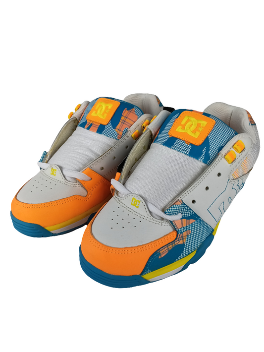 DC Versatile LE White Turquoise Size 9.5 Shoes