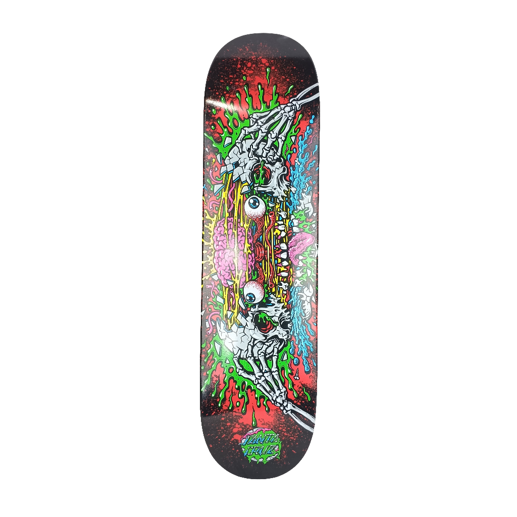 Santa Cruz Phillips Facial II Black/Multi Color Size 8" Skateboard Deck