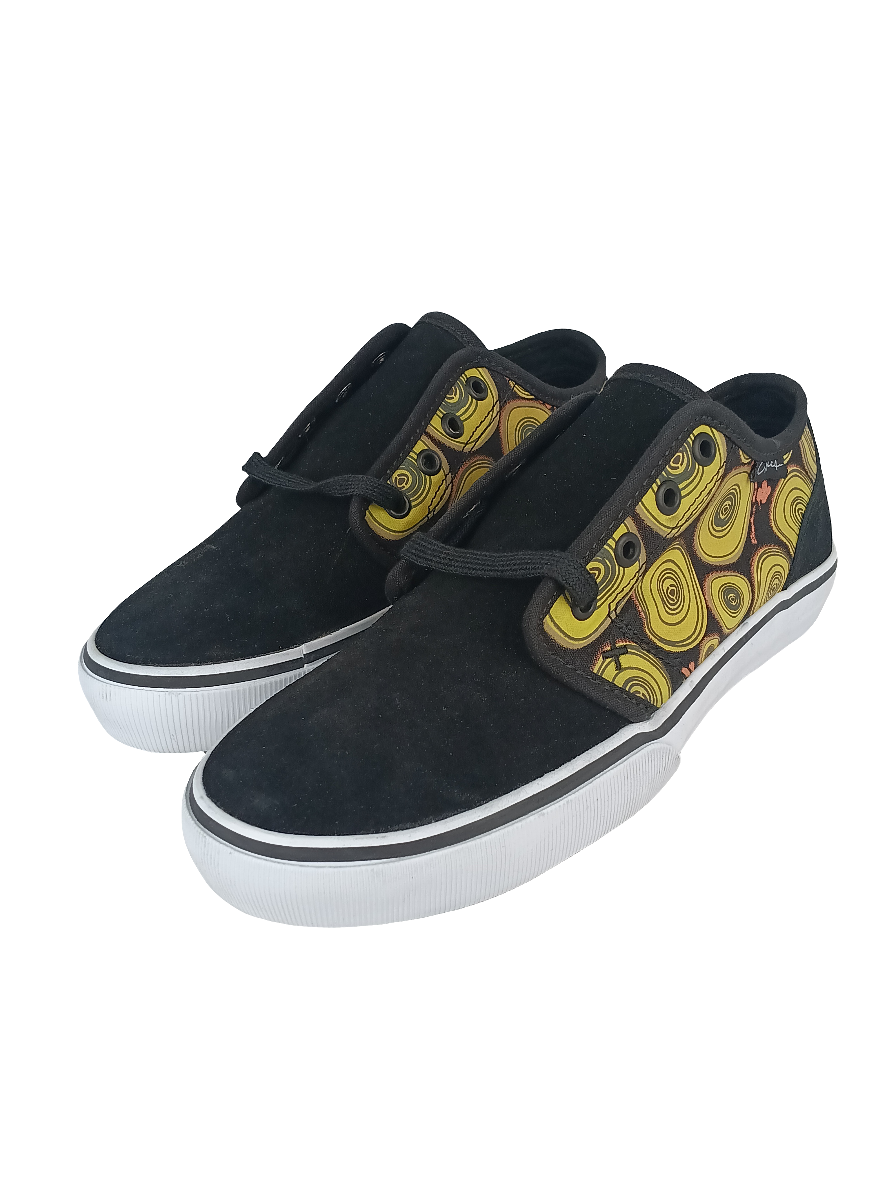Circa VS BP Brooklyn Projects Collab Drifter Black White Log Size 7.0 Shoes