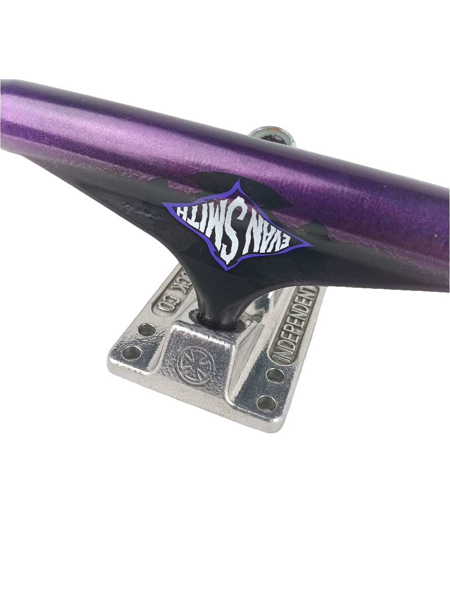 Independent Evan Smith Warped Cross Purple Silver White 159 Stage 11 Vintage NOS Trucks