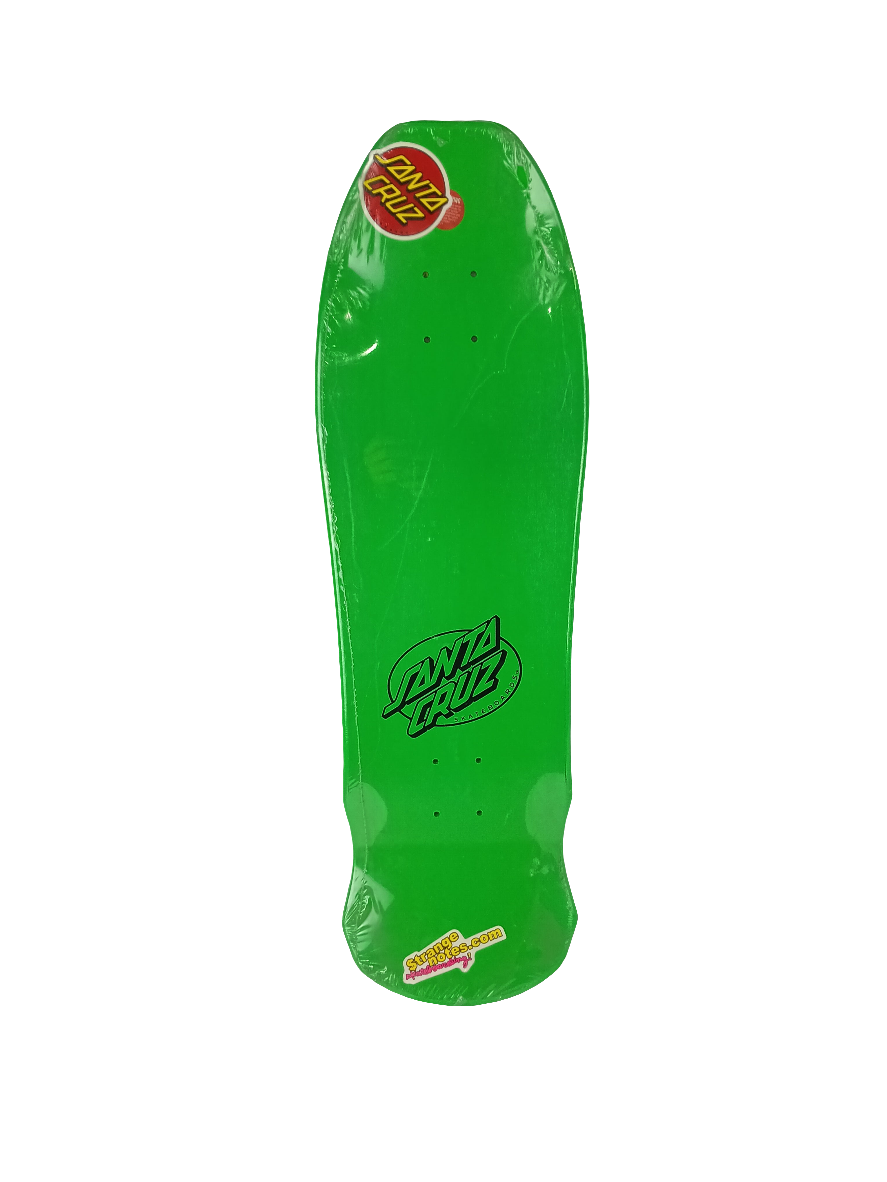 Santa Cruz Rob Roskopp Face Powerply Green Size 9.5'' Skateboard Deck