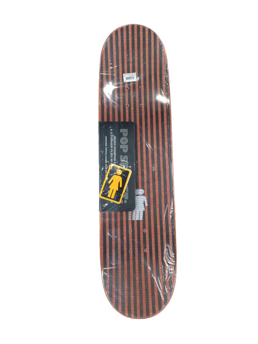 Girl Griffin Gass Pop Secret Teal Woograin Gold Size 8.5 Skateboard Deck