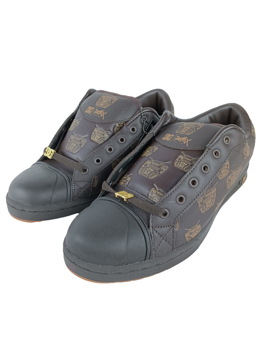 DC Trainer Remix X Travis Barker Dark Chocolate Otter Size 9.5 Shoes