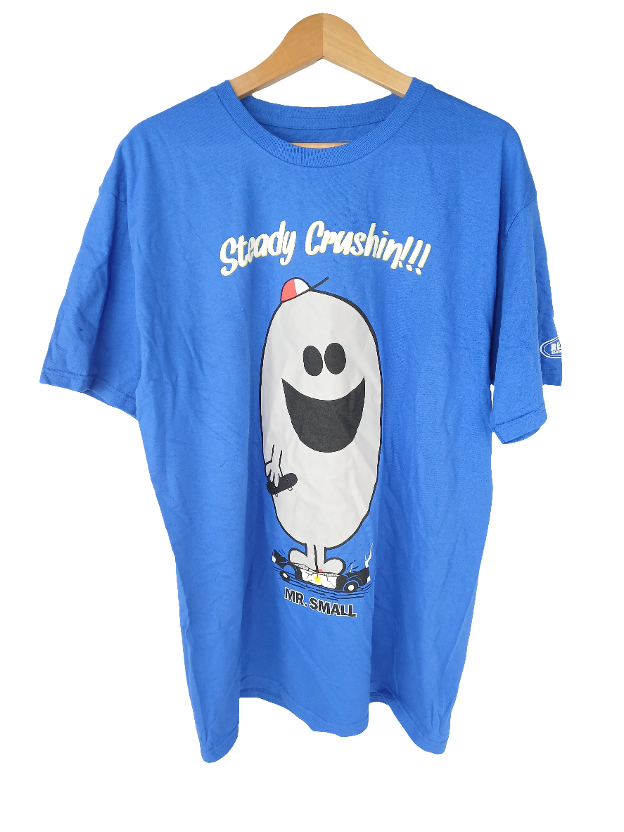 Real Mr. Small Steady Crushing!!! Blue Grey Black Size L S/s Shirt