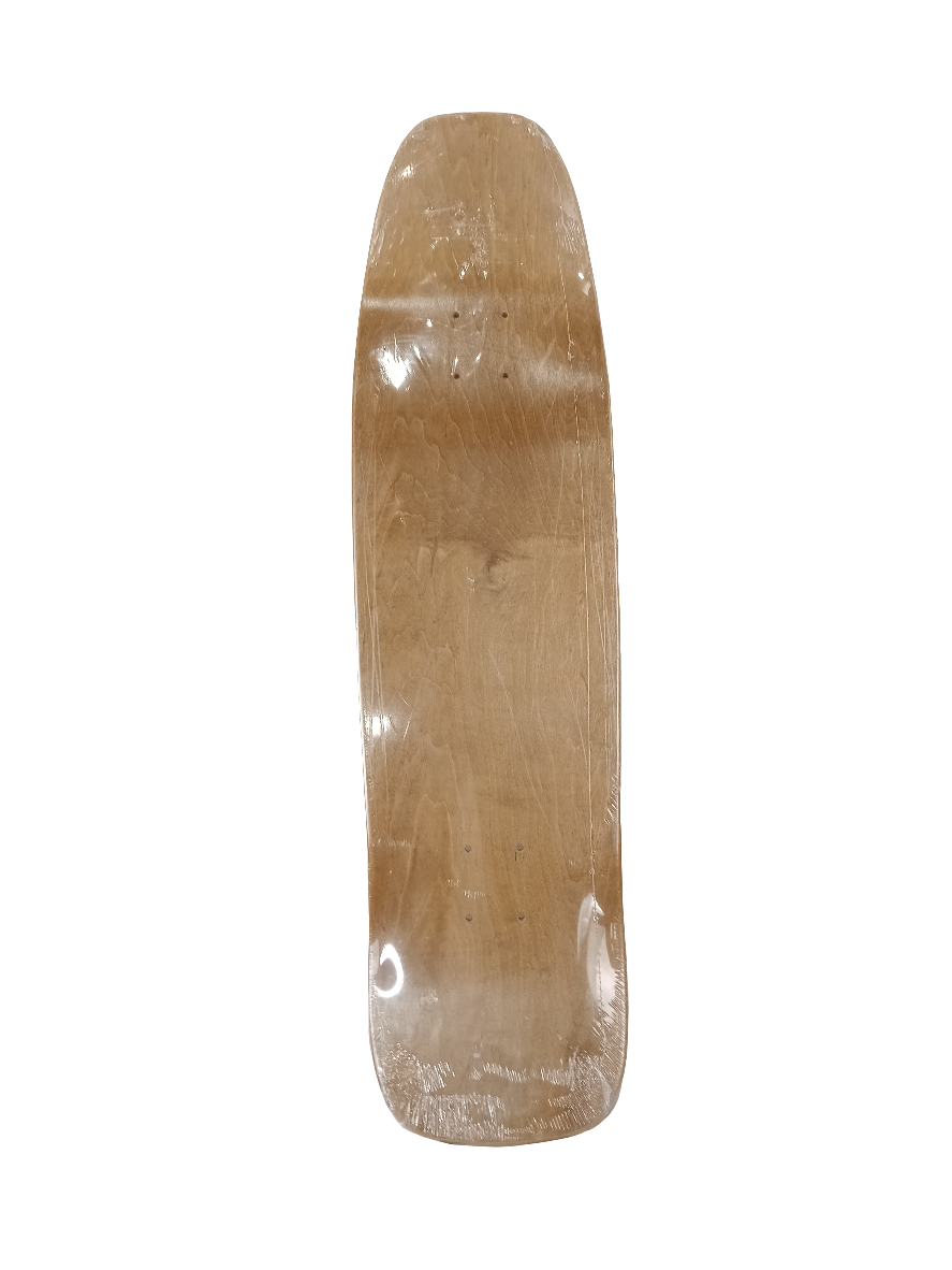 Rip City Skull Blank Black Grey Size 8.75 Shaped Skateboard Deck
