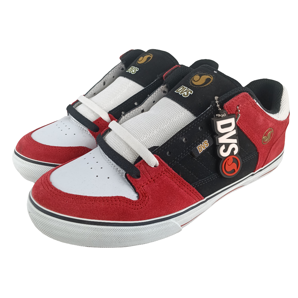 DVS Munition CT Red Black Suede Us Mens Size 10.5 Shoes