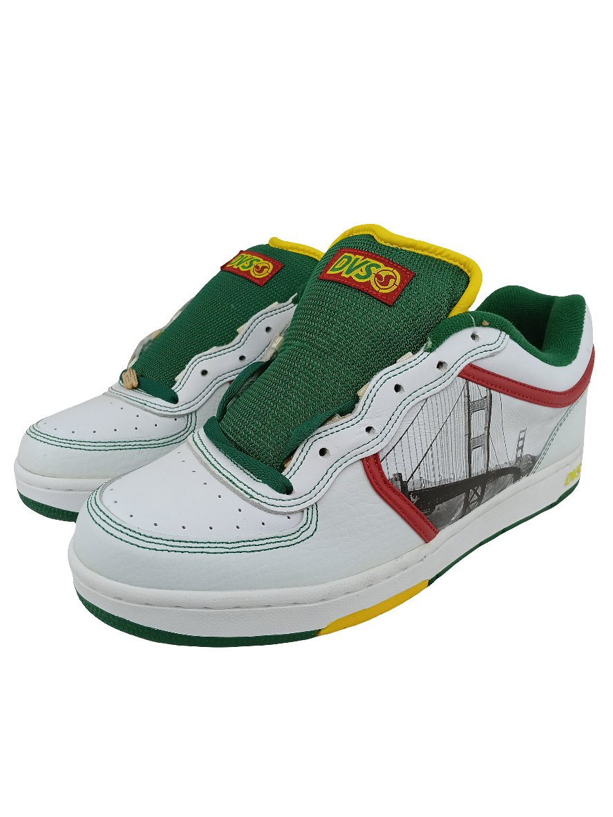 DVS Huf 4 Keith Hufnagel Photography Series Atiba Jefferson White Green Size 12.0 Shoes (Copy)
