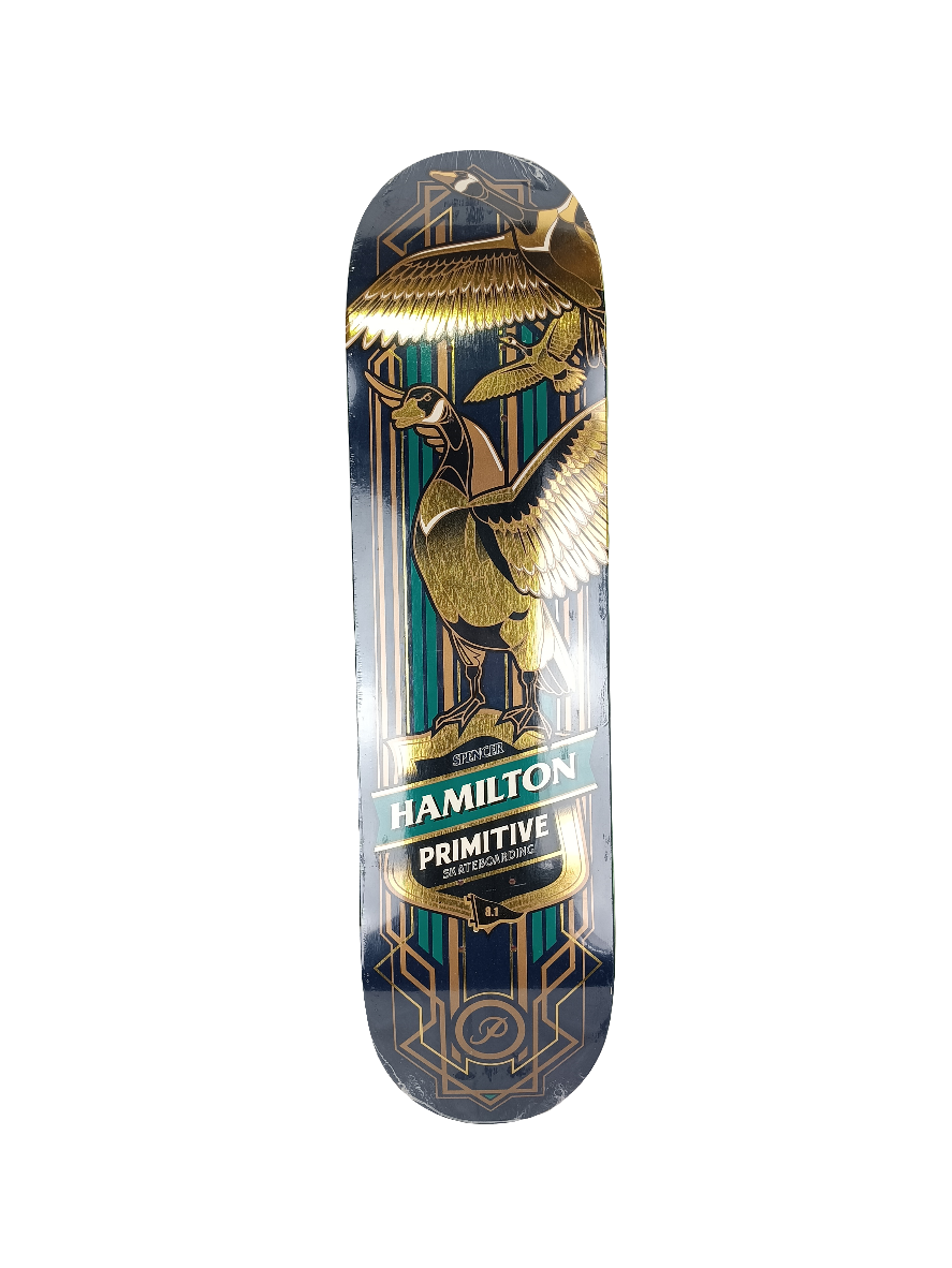 Primitive Spencer Hamilton Gold Goose Multi Size 8.1 Vintage NOS Skateboard Deck