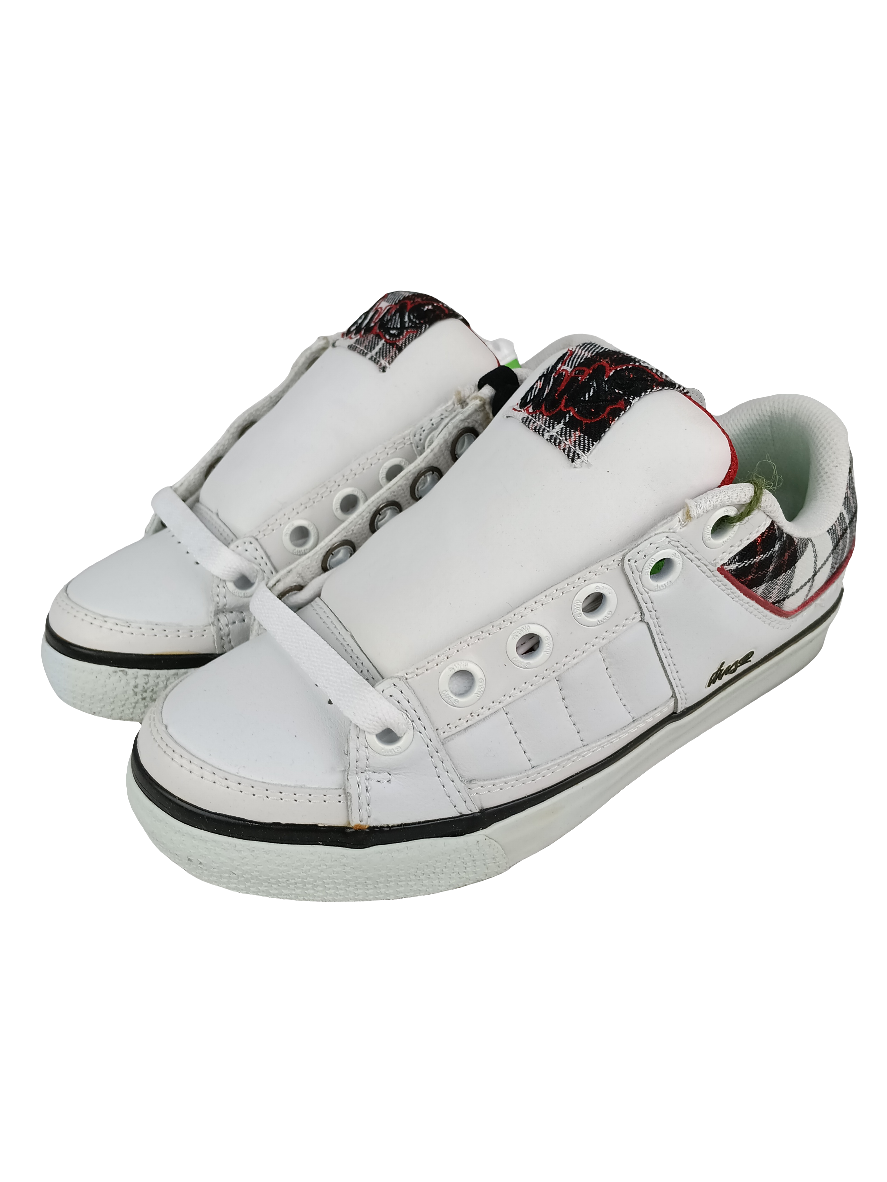DVS Brody White Leather Womens Us 7.0 Shoes
