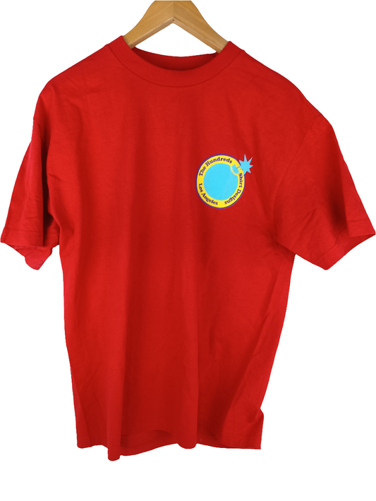 The Hundreds Surf Wars 2006 Red Multicolor Mens Size Large S/s Vintage Shirt